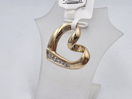 Zelta kulons ar briljantu, 1.66 g