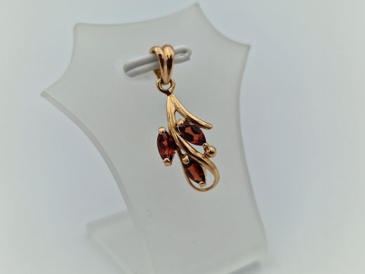 Zelta kulons ar cirkoniju, 1.16 g