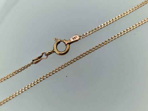 Zelta ķēdīte ar cirkoniju, 3.03 g, izm. 45